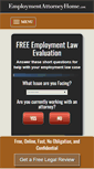 Mobile Screenshot of employmentattorneyhome.com